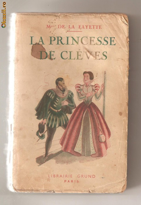 (C625) LES PRINCESSE DE CLEVES DE M-ME DE LA FAYETTE