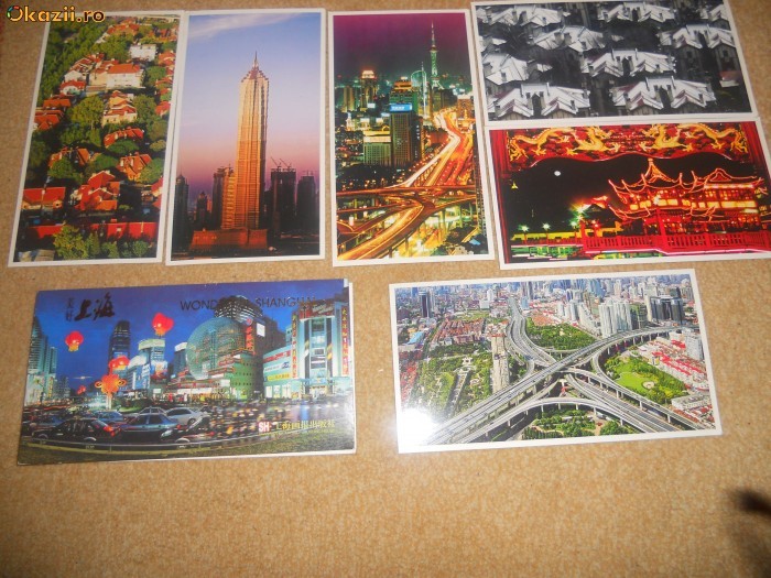 SET VEDERI CHINA SHANGHAI 16 BUC./SET