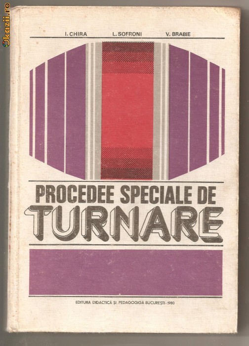 (C489) PROCEDEE SPECIALE DE TURNARE DE I. CHIRA, L. SOFRONI, V.BRABIE (C489) PROCEDEE SPECIALE DE TURNARE DE I. CHIRA, L. SOFRONI, V.BRABIE