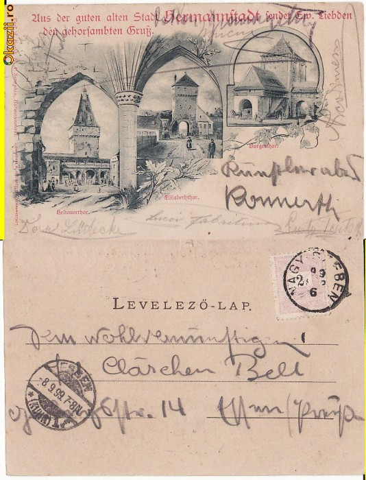 Sibiu- 1899,clasica, rara