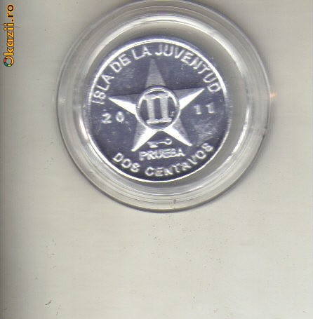 bnk mnd Isla de la Juventud 2 centavos 2011 unc