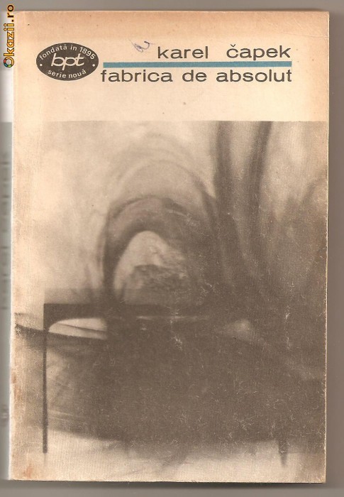 (C689) FABRICA DE ABSOLUT DE CAREL CAPEK