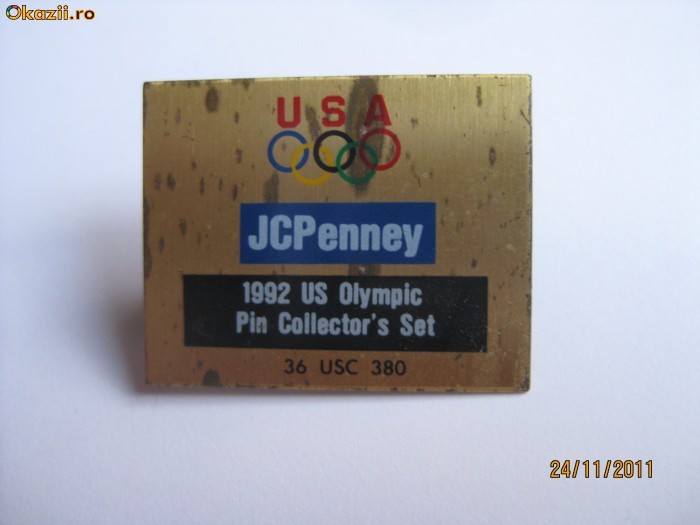 INSIGNA U.S.A. CU OLIMPIADA BARCELONA 1992
