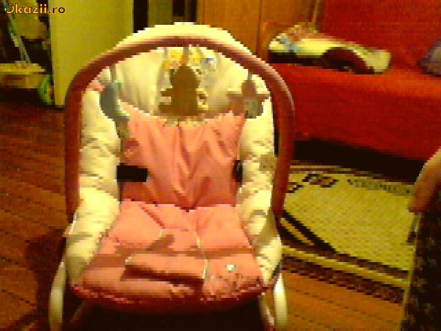 vand balasoar copii Princess...culoarea roz.,..aproape nou..are bara cu jucarii