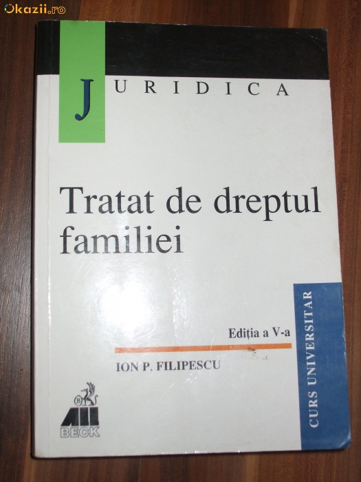 Tratat de dreptul familiei - Ion P Filipescu