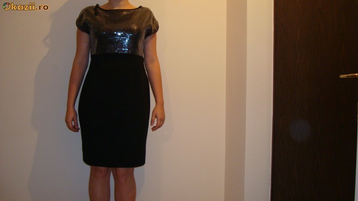 Rochie Neagra Koton Cu Paiete Arhiva Okaziiro