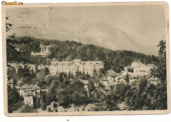 carte postala-SINAIA-Vedere generala