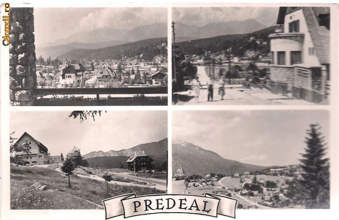 carte postala-PREDAL - Colaj