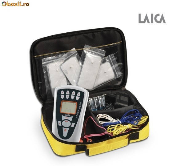 REZERVAT!!! Aparat electrostimulare/masaj Laica 4500 MD6078 + gel special pentru electrozi de la aceeasi firma! foto mare REZERVAT!!! Aparat electrostimulare/masaj Laica 4500 MD6078 + gel special pentru electrozi de la aceeasi firma! foto mare