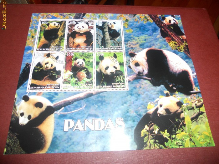 BLOC TIMBRE URSU PANDA 2002 BLOC TIMBRE URSU PANDA 2002