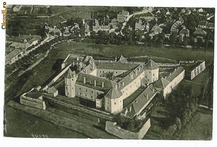 2031 - FAGARAS, vedere din Avion, Romania - old postcard - used - 1932