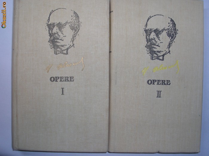 Opere- Vasile Alecsandri I,II,catonate,g5 Opere- Vasile Alecsandri I,II,catonate,g5