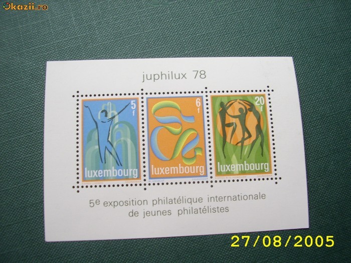 Luxemburg 1978 Juphilux mi 964-966 ( bl.12) Luxemburg 1978 Juphilux mi 964-966 ( bl.12)