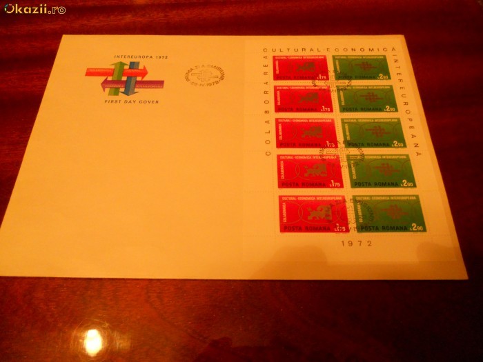 FDC ROMANIA C.C.E.I 1972 FDC ROMANIA C.C.E.I 1972