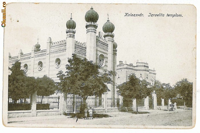 310 - CLUJ, Synagogue, Romania - old postcard - unused - 1916