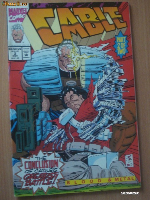Cable #2 Marvel Comics foto mare Cable #2 Marvel Comics foto mare