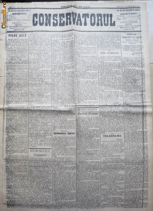 Ziarul Conservatorul , nr. 196 din 1906