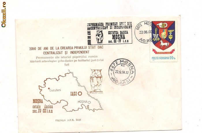 plic omagial -2050 de ani de la crearea primului stat Dac- cetatea MOSNA
