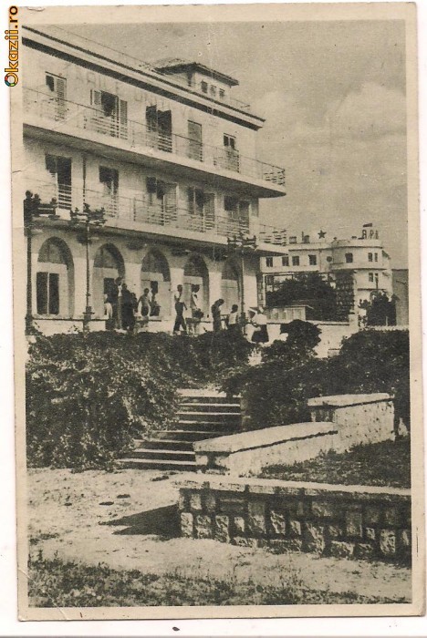 carte postala-CONSTANTA-Eforie Clubul CCS