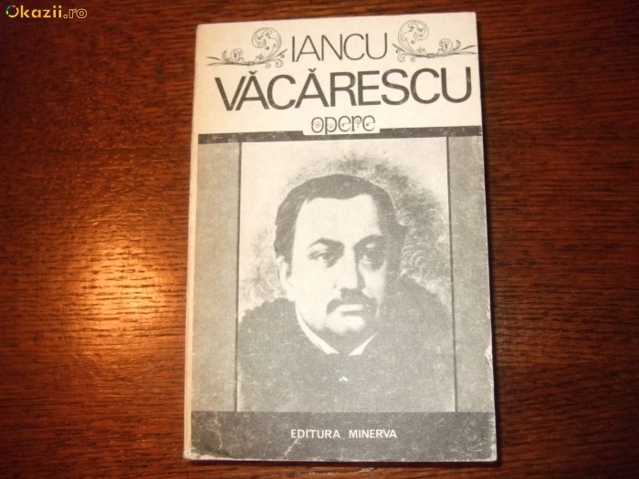 IANCU VACARESCU - OPERE foto mare IANCU VACARESCU - OPERE foto mare