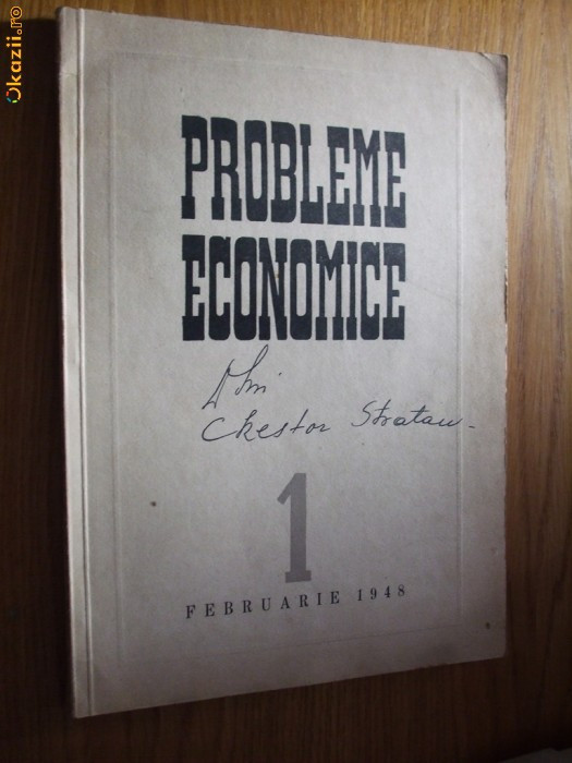 PROBLEME ECONOMICE - NR. 1 / Februarie 1948