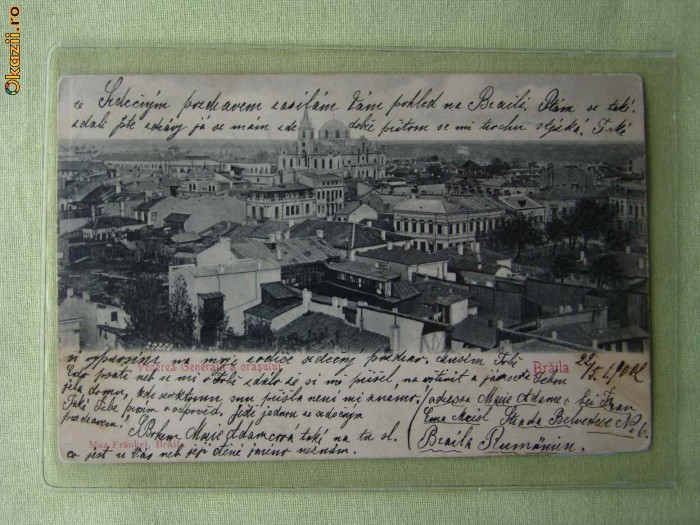 BRAILA - Vedere Generala a orasului - 1902