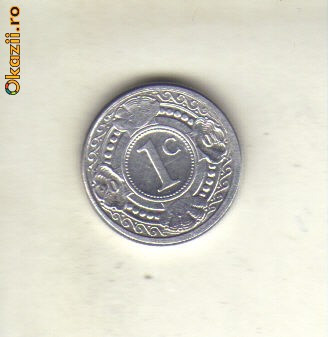 bnk mnd Antilele Olandeze 1 cent 2001