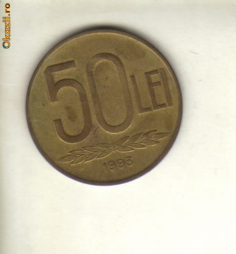 bnk mnd Romania 50 lei 1993