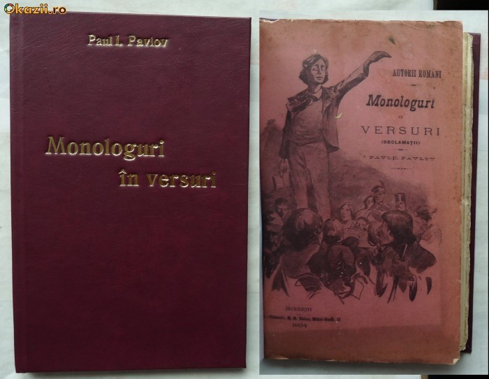 Paul I. Pavlov , Monologuri in versuri , prima editie , 1904