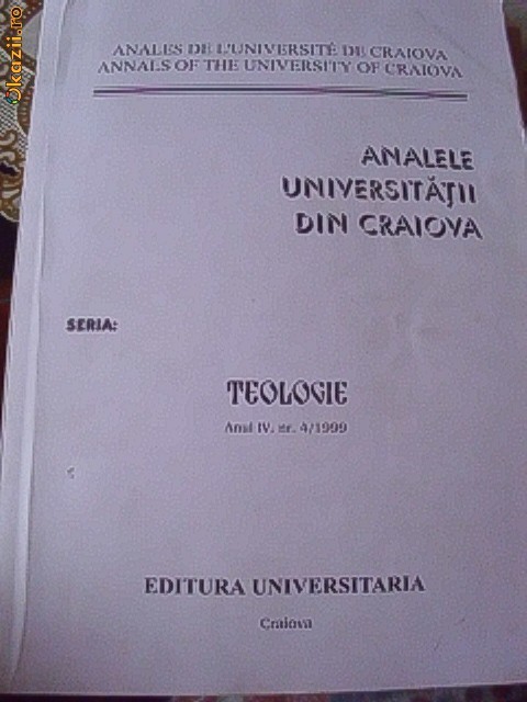 ANALELE UNIVERSITATII DIN CRAIOVA ANALELE UNIVERSITATII DIN CRAIOVA