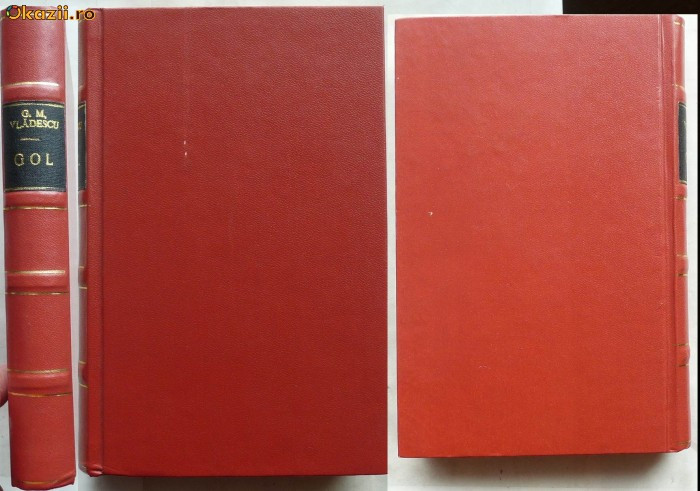 G. M. Vladescu, Gol, inceput de viata, 1937, editia 1 cu autograf