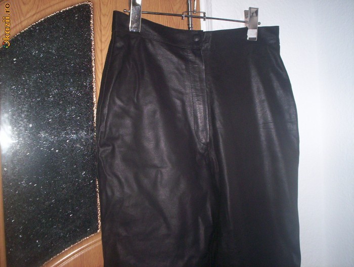 Pantaloni dama piele