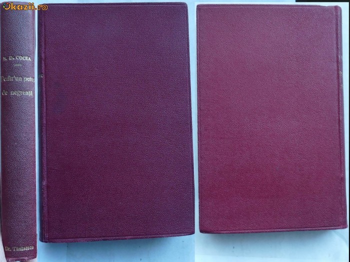 N. D. Cocea, Pentr &#039; un petec de negreata, 1934, exemplar numerotat