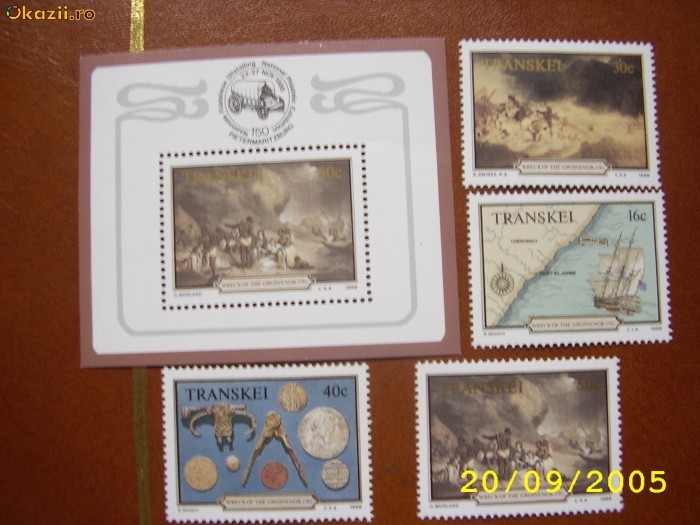 Transkei 1988 mi 222-225 + bl.5