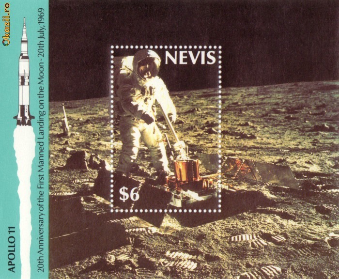 COLITA TIMBRE APOLLO 11 NEVIS1989 COLITA TIMBRE APOLLO 11 NEVIS1989
