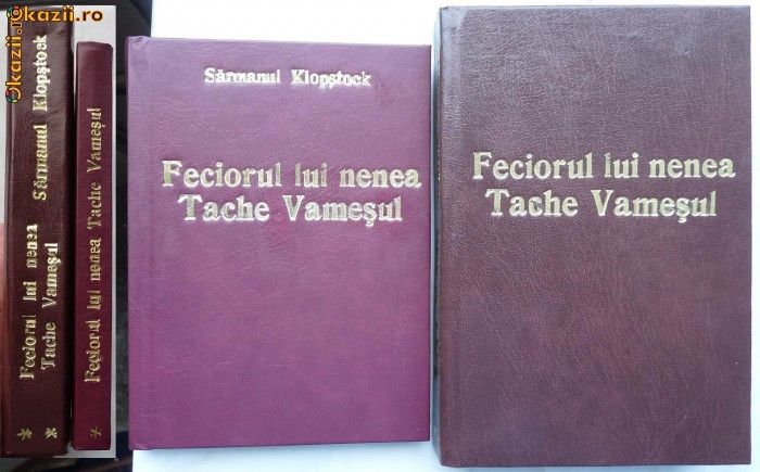 Klopstock , Take Vamesul , Biblia unui trecut , 1879 - 1925 , 2 volume , 1935