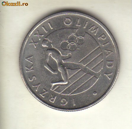 bnk mnd Polonia 20 zloti 1980 olimpiada bnk mnd Polonia 20 zloti 1980 olimpiada