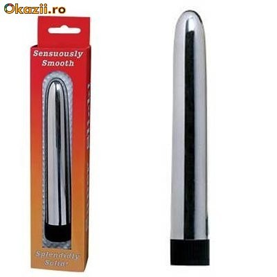 Atingere Senzuala vibrator argintiu, 17cm Atingere Senzuala vibrator argintiu, 17cm