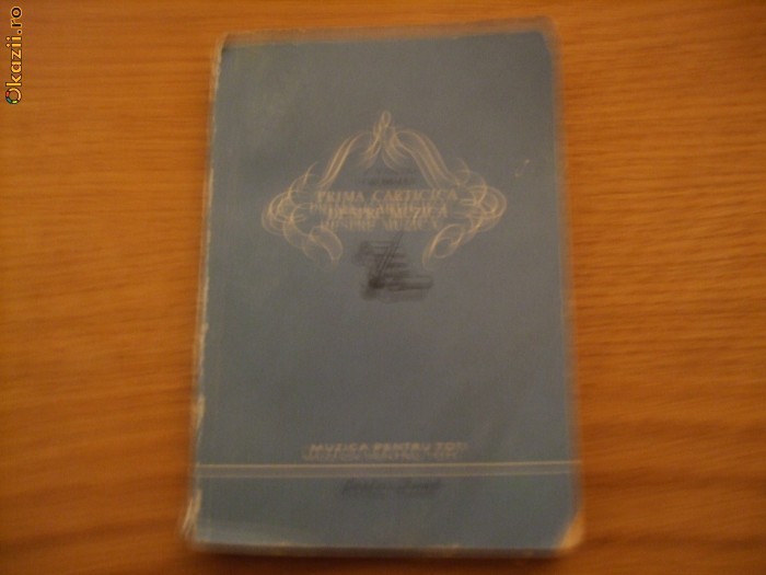 PRIMA CARTICICA DESPRE MUZICA - V. Vasina-Grossman Editura Cartea Rusa, 1955