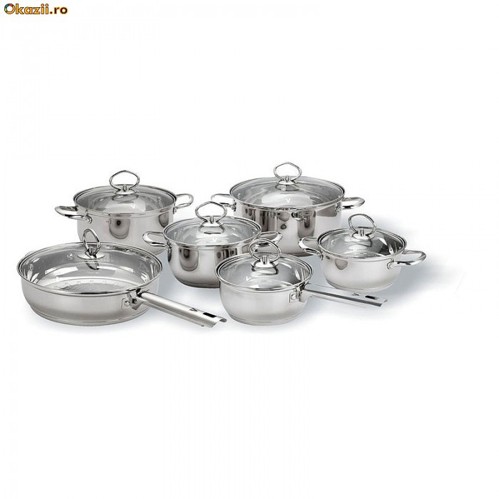 Set oale inox cu fundul dublu