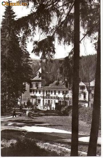 CP 210-43 Borsec -Vedere din statiune -RPR -necirculata -starea care se vede CP 210-43 Borsec -Vedere din statiune -RPR -necirculata -starea care se vede