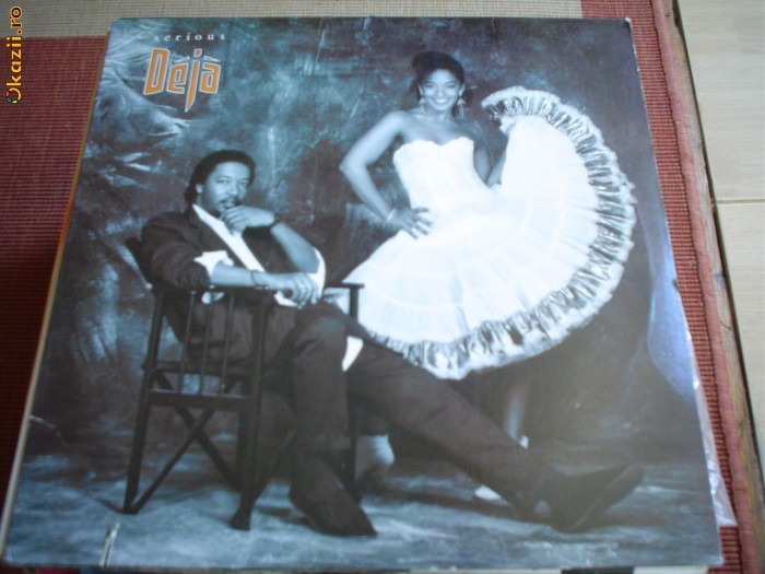 DEJA Serious D&eacute;j&agrave; 1987 album disc vinyl lp muzica pop soul disco funk virgin rec. USA VG+
