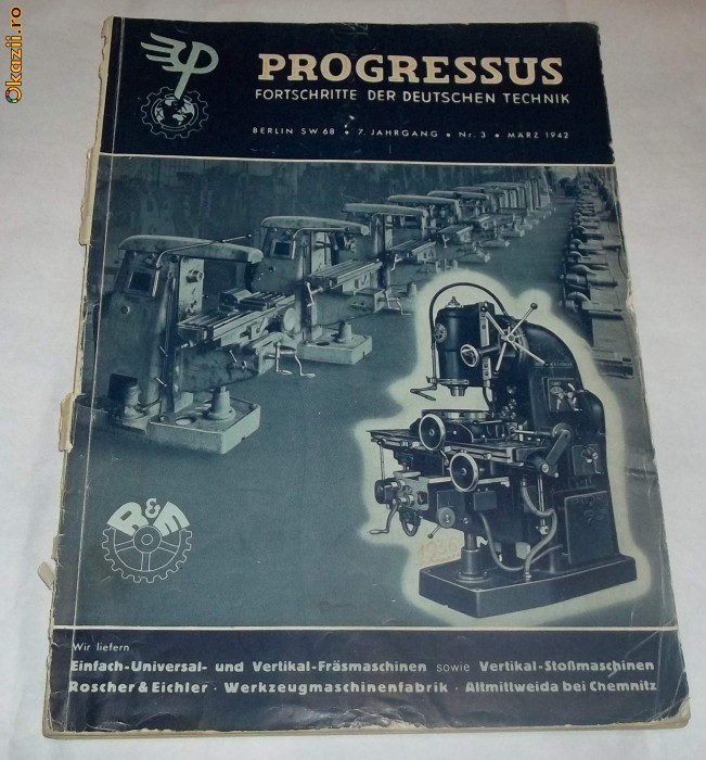 revista tehnica germana Progressus (martie 1942, perioada nazista)