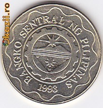 Moneda Filipine 5 Piso 1997 - KM#272 BU (perfect necirculata)