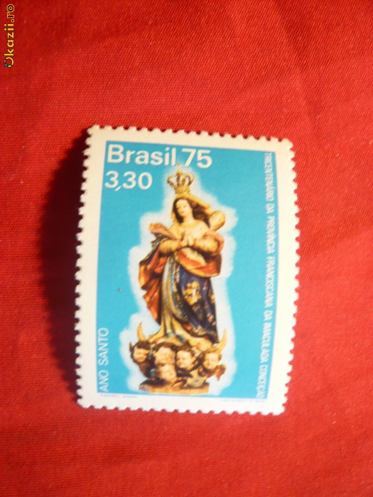 Serie- Anul Sfant 1975 Brazilia ,1val.