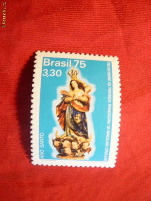 Serie- Anul Sfant 1975 Brazilia ,1val. Serie- Anul Sfant 1975 Brazilia ,1val.