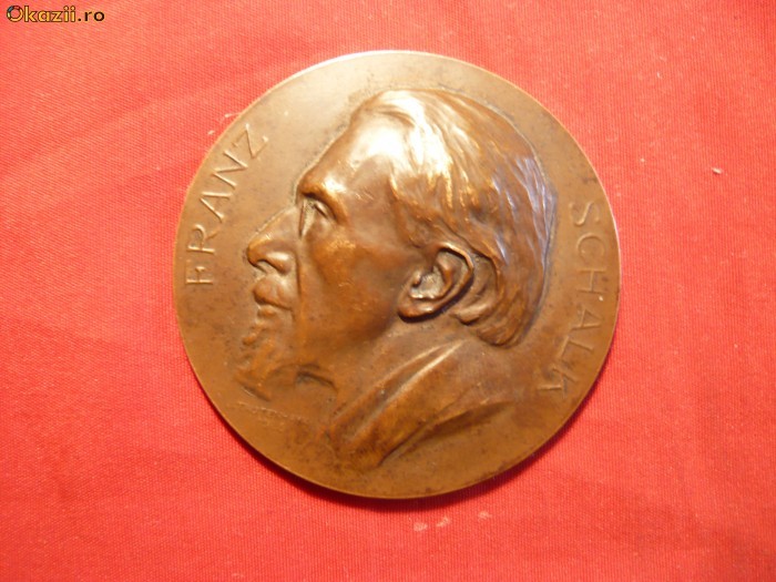 Placheta -Prof.Franz Schalk -1926 Placheta -Prof.Franz Schalk -1926