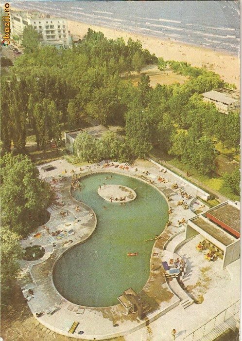 CPI (B455) MAMAIA, PISCINA RIVIERA, CIRCULATA 1978, EDITURA OSETCM, STAMPILA, TIMBRU IMPRIMAT