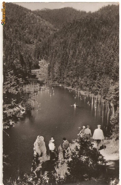 CPI (B465) LACUL ROSU, VEDERE, EDITURA MERIDIANE, CPCS, CIRCULATA, STAMPILA, TIMBRU