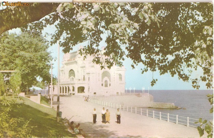 CPI (B506) CONSTANTA, PE FALEZA, CIRCULATA 1965, EDITURA MERIDIANE, STAMPILE, TIMBRU FILATELIC